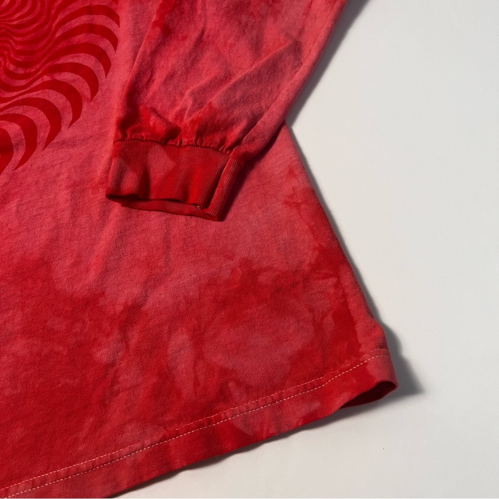 045 - SPITFIRE SKATEBOARDS SKATE RED DYED LONG SLEEVE SHIRT - Picture 2 of 4